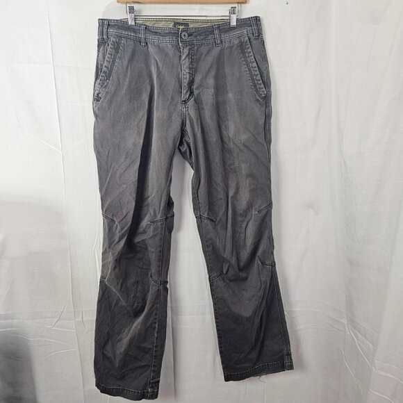 Cabela's Other - Cabelas Carpenter Pants Mens Tag 36x34 Act 36x31 Gray Workwear Cotton Stretch